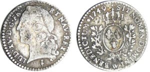 Louis XV (1715-1774) - 1/20 écu au bandeau - 1749 W (Lille)