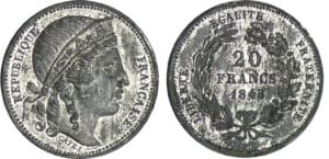 Deuxiéme république - 20 francs or concours de Catel - 1848 Deuxiéme république - 20 francs or concours de Catel - 1848