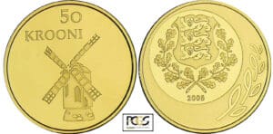 Estonie - 50 krooni 2008
