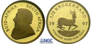 Afrique du Sud - 1/2 krugerrand 1997 Afrique du Sud - 1/2 krugerrand 1997