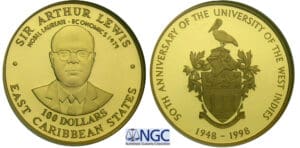 Etats des Caraïbes de l'est - 100 dollars 1998