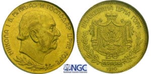 Montenegro - 20 perpera 1910