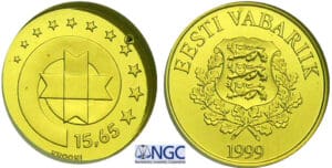 Estonie - 15.65 krooni 1999