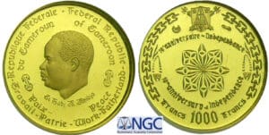 Cameroun - 1000 francs 1970