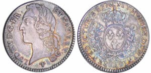 Louis XV (1715-1774) - 1/5 écu au bandeau - 1770 H (La Rochelle)