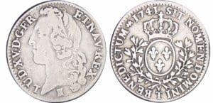 Louis XV (1715-1774) - 1/5 écu au bandeau - 1741 T (Nantes)