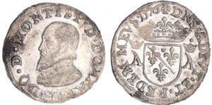 Dombes - Louis II de Montpensier - 1/2 teston 1576 (Trévoux)