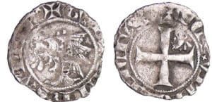 Dauphiné - Evêque de Grenoble - Guigues VIII et Guillaume de Royan - Denier