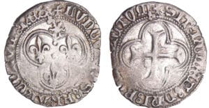 Louis XI (1461-1483) - Blanc au soleil - Lyon