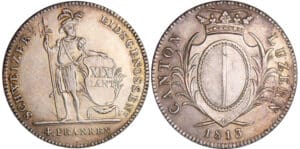 Suisse - Canton de Lucerne - 4 franken 1813