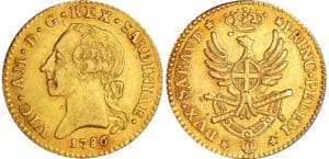Italie - Sardaigne - Victor Amedeo III - Doppia 1786 (Turin)