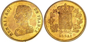 Henri V Comte de Chambord - 2 francs sd (1933)