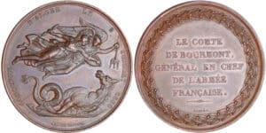 Médaille - Prise d'Alger - 5 juillet 1830 (Comte de Bourmont)