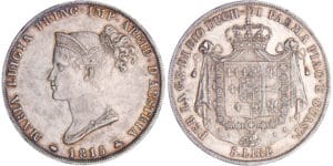 Italie - Duché de Parme - 5 lire 1815 (Milan)