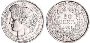 50 centimes Cérès - 1851 A (Paris) 50 centimes Cérès - 1851 A (Paris)
