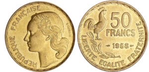 50 francs G. Guiraud - 1958 50 francs G. Guiraud - 1958