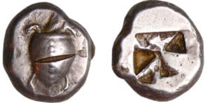 Illyrie - Egine - Statère à la tortue (530-510 av.J.-C.) Illyrie - Egine - Statère à la tortue (530-510 av.J.-C.)