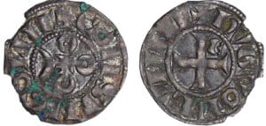 Comté d'Angoulême - Hugues XII le Brun - Denier Comté d'Angoulême - Hugues XII le Brun - Denier