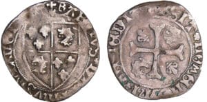 Charles VIII (1483-1498) - Blanc du Dauphiné - Romans