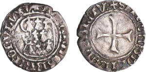 Bretagne - Jean V - Blanc à la targe (Vannes) Bretagne - Jean V - Blanc à la targe (Vannes)