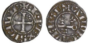 Comté d'Anjou - Charles de Valois - Denier Comté d'Anjou - Charles de Valois - Denier