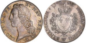 Louis XV (1715-1774) - Ecu au bandeau - 1742 W (Lille)