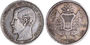 Guatemala - 1 peso 1867 R