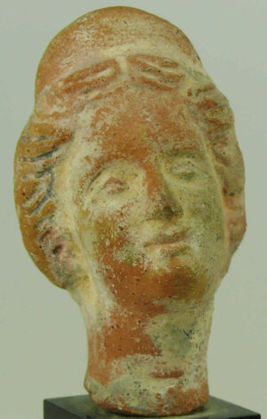 Romain - Tête en terre cuite - 2ème-3ème siècle Romain - Tête en terre cuite - 2ème-3ème siècle