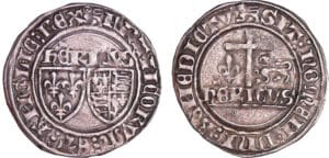 Henry VI de Lancastre (1422-1453) - Blanc aux écus - Rouen
