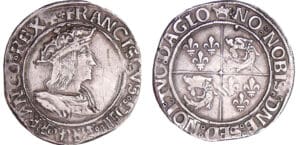 François 1er (1515-1547) - Teston du Dauphiné - 1er type - Crémieu