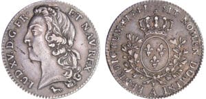 Louis XV (1715-1774) - 1/5 écu au bandeau - 1741 A (Paris)