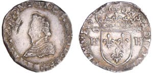 Dombes - Henri II de Montpensier - 1/2 teston 1606 (Trévoux)