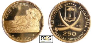 Guinée équatoriale - 250 pesetas 1970