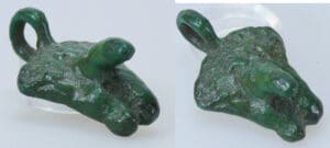 Romain - Pendentif phalique en bronze - 2ème-4ème siècle