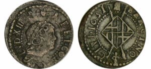 Louis XIV (1643-1715) - Barcelone - Sizain 1651