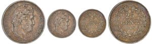 Louis-Philippe Ier (1830-1848) - 25 centimes 1845 W (Lille)