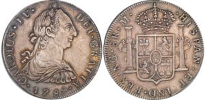 Guatemala - Carlos IV - 8 reales 1789 NG M