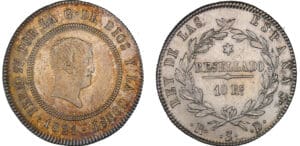 Espagne (Spain) - Fernando VII - 10 reales 1821 (Séville)