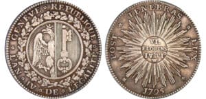 Suisse - Genêve - 1/2 thaler 1795