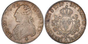 Louis XVI (1774-1792) - Ecu aux branches d’olivier - 1789 A (Paris) 2ème sem