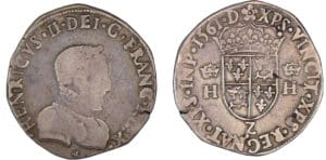Charles IX (1560-1574) - Teston du Dauphiné - 1561 Z (Grenoble)