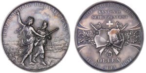 Suisse - Médaille de tir - 1897 Solothern