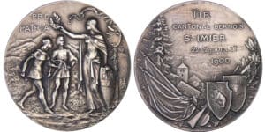 Suisse - Médaille de tir - 1900 Berne