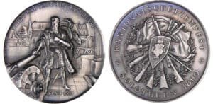 Suisse - Médaille de tir - 1890 Solothern