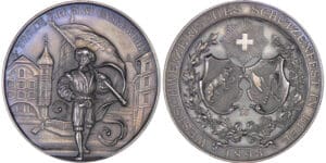 Suisse - Médaille de tir - 1893 Biel