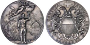 Suisse - Médaille de tir - 1894 Lausanne