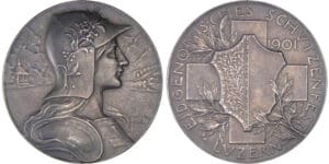 Suisse - Médaille de tir - 1901 Luzern