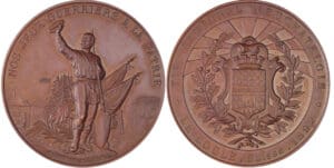 Suisse - Médaille de tir - 1892 Neuchâtel