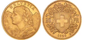 Suisse - 20 francs 1926