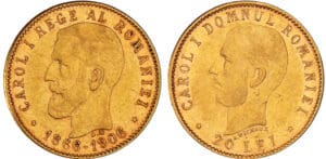 Roumanie - Carol Ier - 20 lei 1906